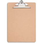 Staples® Hardboard Clipboard, Letter Size, Brown (ST44290)