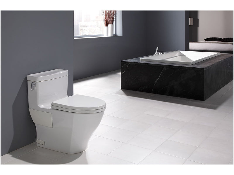 Toto Legato 1.28 gal. TORNADO FLUSH One-Piece Toilet, Cotton (MS624124CEFG#01)