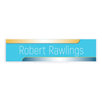 Deflect-O Rectangular School Name Plates, 2" x 8.5" (DEF587501)