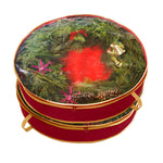 Simplify Wreath Container Bag, Fabric, Red, 2/Pack (9024)