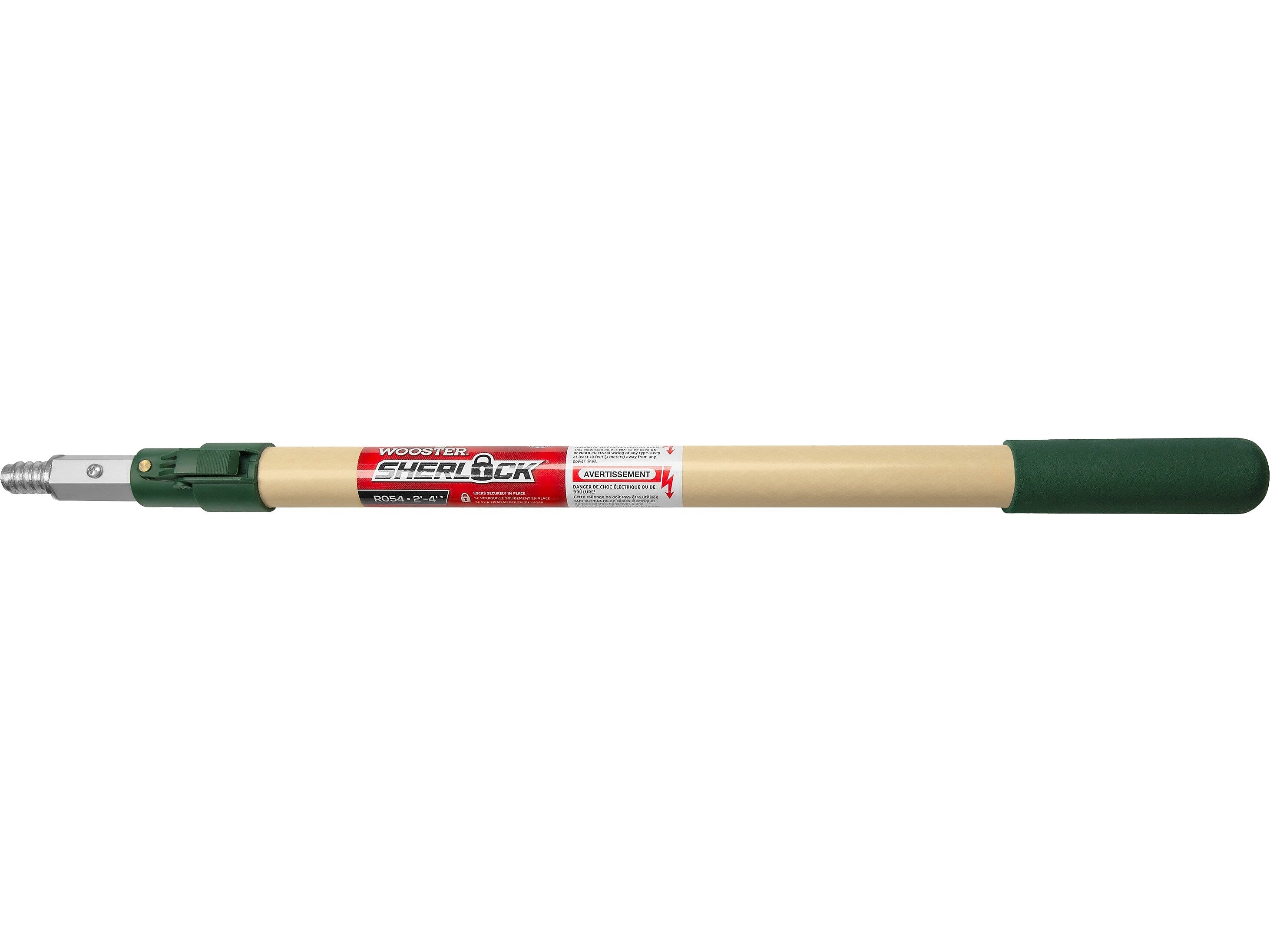 Wooster Brush Sherlock Extension Pole, 2'-4'L, 6/Box (00R0540000)