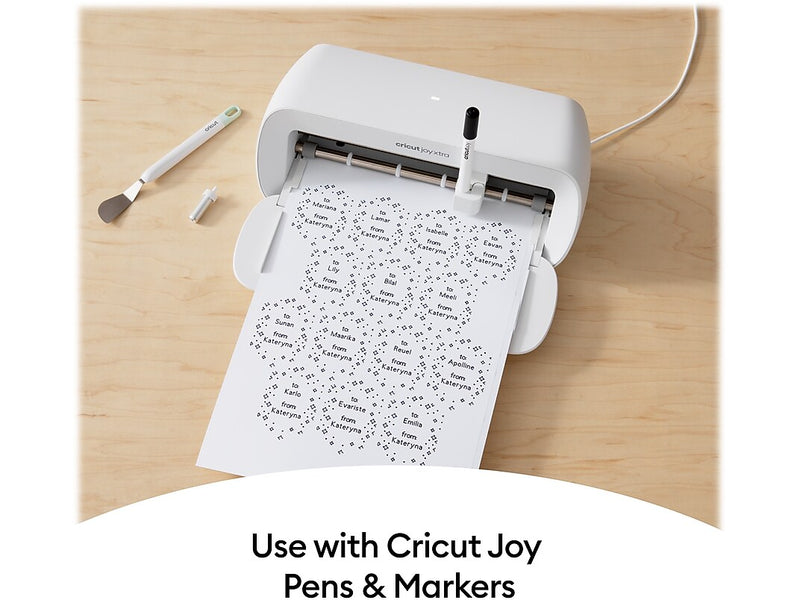 Cricut Joy Xtra Smart Label Die Cutting Permanent Writable Vinyl, White, 3 Sheets/Pack (2010336)