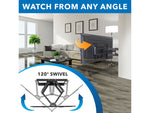 Mount-It! Full-Motion Outdoor TV Wall Mount, 110 lbs. Max. (MI-396)