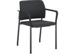 HON Accommodate Vinyl Upholstered Guest Stacking Chair, Basalt/Textured Charcoal, 2/Pack (HSGS6.F.E.SX23.P7A)