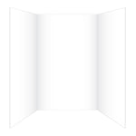 Royal Brites Tri-Fold Foam Board, 28" x 40", White (GEO20317)