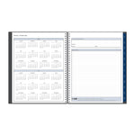 2026 Blue Sky Passages 8.5" x 11" Calendar Year Weekly & Monthly Planner, Plastic Cover, Gray (100009-26)