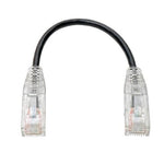 Tripp Lite 0.5' CAT-6 Ethernet Cable, 28 AWG, Black (N201-S6N-BK)