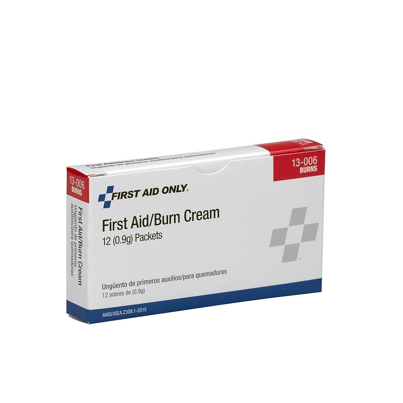 First Aid Only Burn Cream, 12 Packets/Box (13-006)