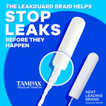 Tampax Pearl Tampons Variety Pack, Plastic Applicator, 47/Pack (71447)