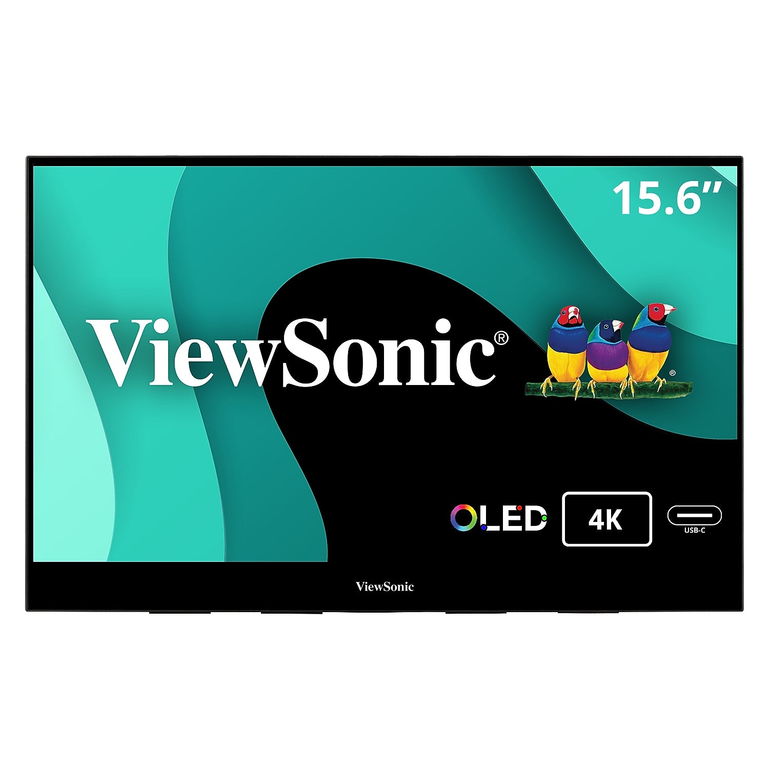 ViewSonic 15.6" 4K Ultra HD 60Hz LED Monitor, Black (VX1655-4K-OLED)
