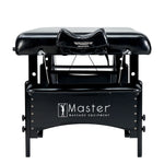 Master Massage 30” Galaxy Therma Top Portable Massage Table with Accessories (Black) (20244)