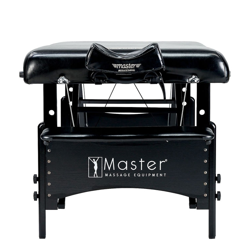 Master Massage 30” Galaxy Therma Top Portable Massage Table with Accessories (Black) (20244)