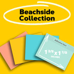Post-it Notes, 1 3/8" x 1 7/8", Beachside Café Collection, 100 Sheet/Pad, 24 Pads/Pack (65324APVAD)