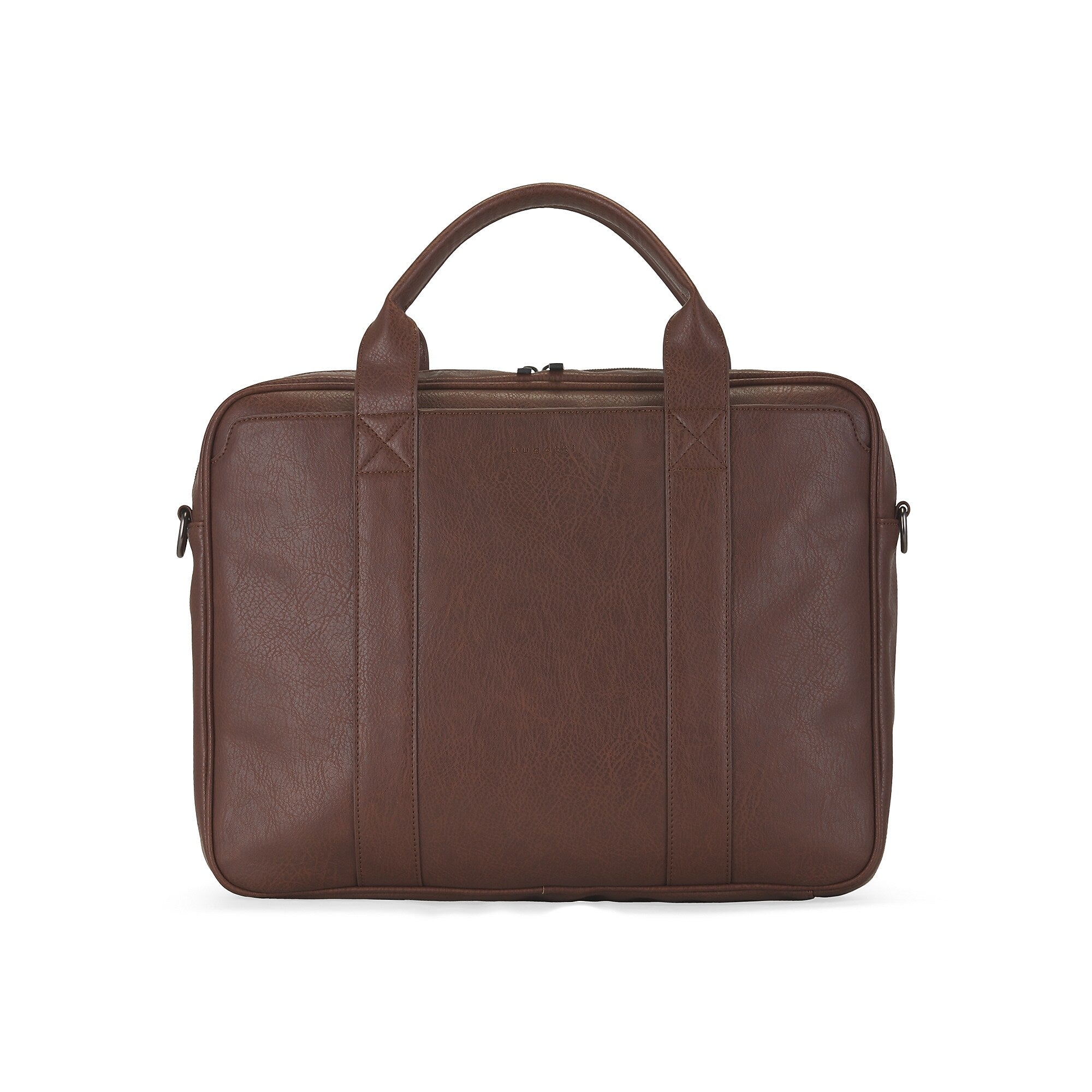 Bugatti Palermo Briefcase, Laptop Compatible, Cognac (EXB2622BU-COG)