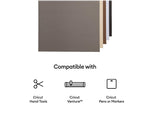 Cricut Smart Paper Die Cutting Sticker Cardstock Sampler, Assorted Colors, 20 Sheets/Pack (2009598)