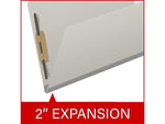 Medical Arts Press Pressboard Classification Folder, 2" Expansion, Legal Size, Gray, 25/Box (DV-T52-02-3GRY)