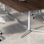 Bush Business Furniture 72"W x 36"D Boat Shaped Conference Table, Black Walnut (99TBM72BWSVK)