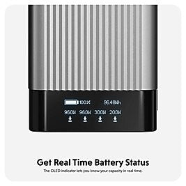 Hyper Products USB-C Power Bank, 27000 mAh, Silver (HJ245B)
