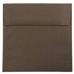 JAM Paper Invitation Envelope 6 1/2" x 6 1/2", Chocolate Brown, 50/Pack (227912746i)
