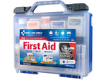 First Aid Only Plastic First Aid Kit, 50 People, 322 Pieces (91414)