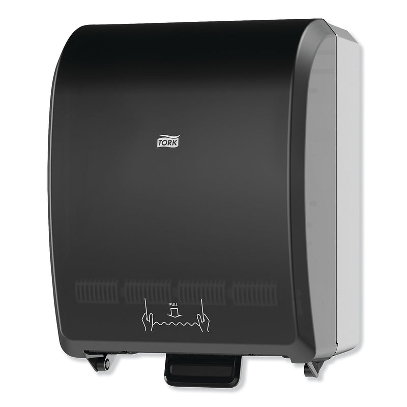 Tork H80 System Mechanical Hand Towel Roll Dispenser, Black