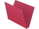 Medical Arts Press Kardex Match Reinforced End Tab File Folder, Straight Cut, Letter Size, Red, 100/Box (S-09482-RED)