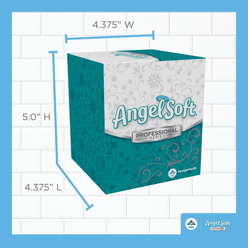 Angel Soft Professional Series Facial Tissue, 2-ply, 96 Tissues/Box (46580)