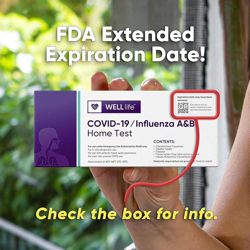 WELLlife COVID-19 ⁄ Flu A&B Home Test (WCOVFLU-OTC-1)