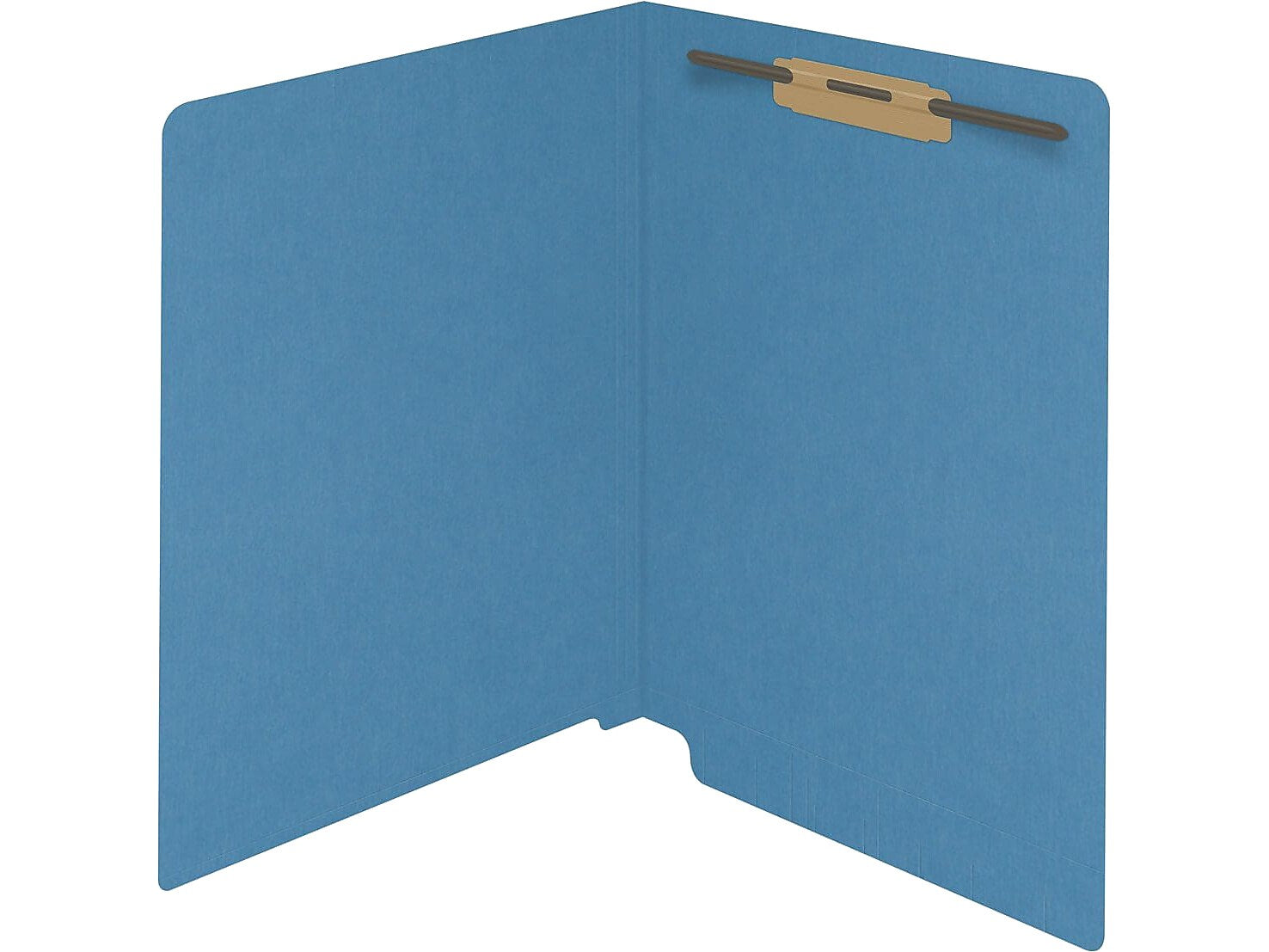 Medical Arts Press Reinforced End Tab File Folder, Straight Cut, Letter-Size, Blue, 50/Box (S-01601-BLU)