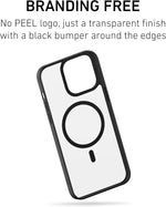 PEEL Bumper Series MagSafe Phone Case for iPhone 15 Pro Max Case, Shock Absorbing, Black (I15 PROMAX BUMPER BL)