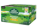 Green Mountain Breakfast Blend Coffee Keurig® K-Cup® Pods, Light Roast, 70/Box (5000373741)