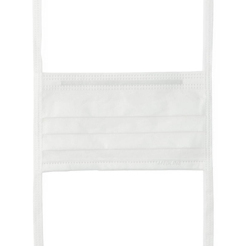 Medline Sensitive Skin Disposable ASTM Level 1 Surgical Face Masks, White, 300/Carton (NON27386)