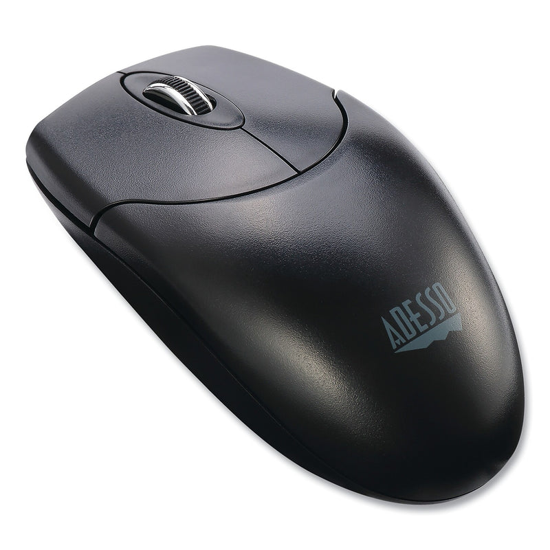 Adesso iMouse M60 Wireless Ergonomic Ambidextrous Optical Mouse, Black (ADEM60)