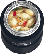 Thermos King Stainless Steel Insulated Food Jar, Midnight Blue, 16 oz. (EASK3000MDB4)
