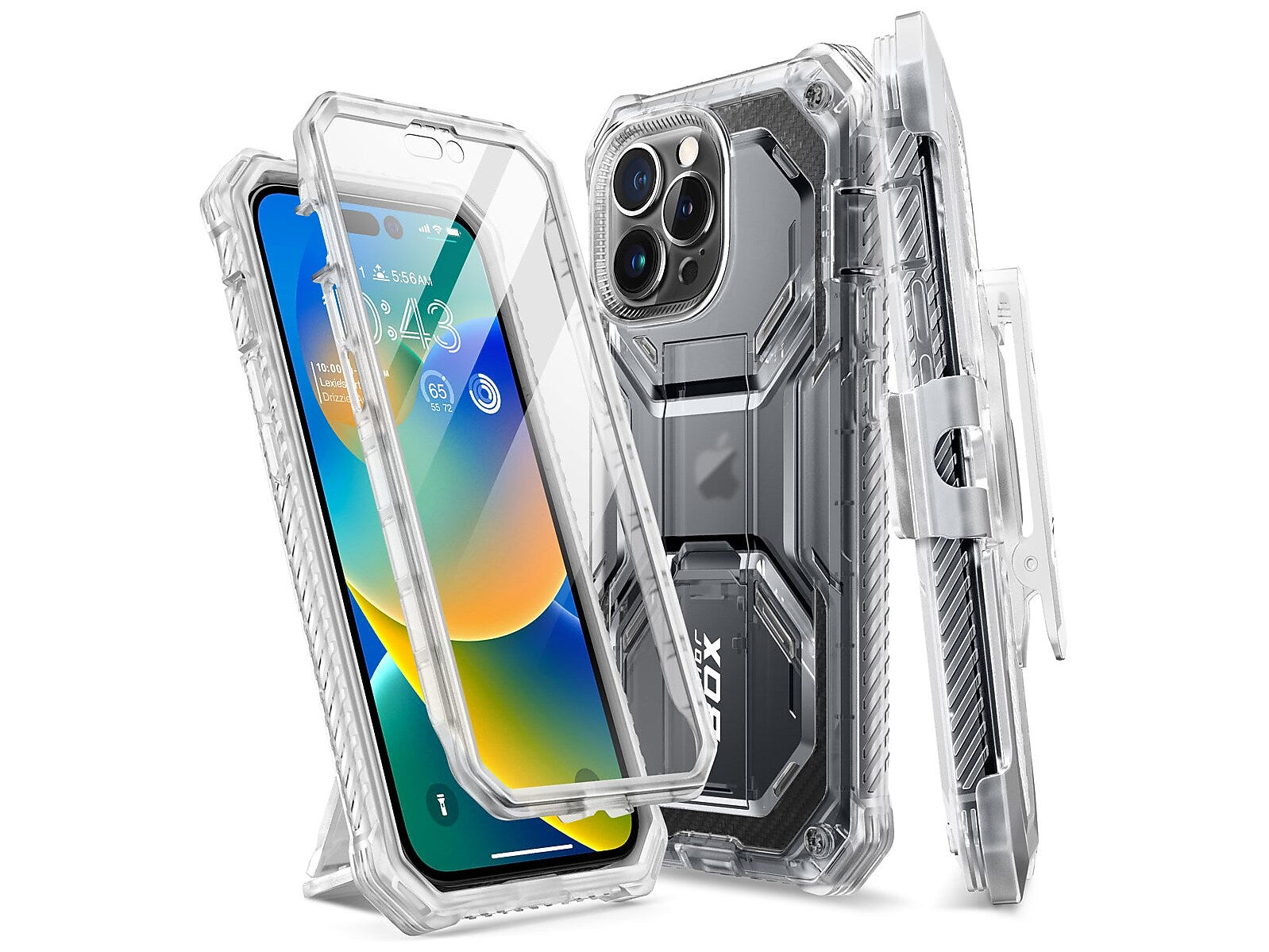 i-Blason ArmorBox Frost Rugged Case for iPhone 14 Pro Max (iPhone2022Pro-6.1-Armorbox-SP-Frost)