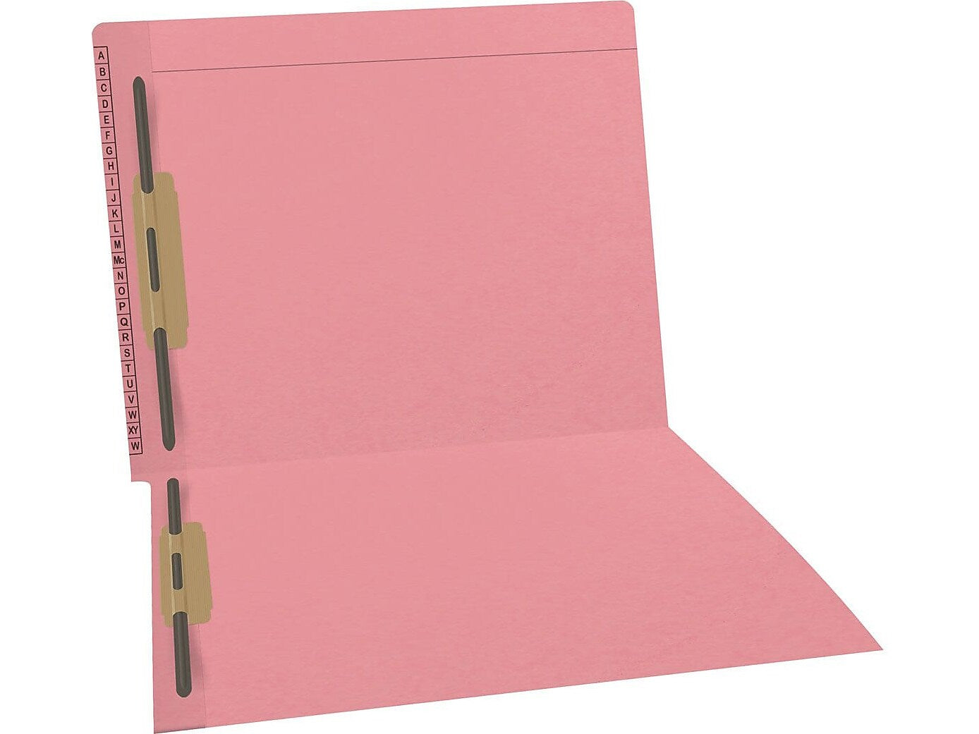 Medical Arts Press Kardex Match Reinforced End Tab File Folder, Letter-Size, Pink, 50/Box (F1180-PNK)