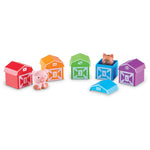 Learning Resources Peekaboo Learning Farm Numbered Toy Barn set, Assorted Colors (LER6805)