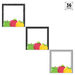 Creative Teaching Press Apple Time Apple Cards Designer Cut-Outs, 36/Pack, 3 Packs/Bundle (CTP11054-3)