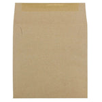JAM Paper Specialty Envelope 6 1/2" x 6 1/2", Brown Kraft, 100/Pack (63131150d)