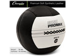 Champion Sports RHINO Promax Medicine Ball, Black/White, 18 Lbs. (RPX18)