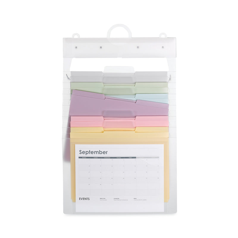 Smead Cascading Wall Organizer, 6 Sections, Letter Size, 14.25" x 24.25",