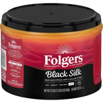 Folgers Black Silk Ground Coffee, Dark Roast, 22.6 oz., Each (SMU30439)