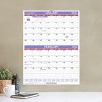 2026 AT-A-GLANCE 22" x 29" Two-Month Wall Calendar, White/Purple (PM9-28-26)