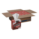 Brawny Professional D400 Cellulose Cleaning Wipers, 16.3" x 9.25", White, 90 Wipers/Box, 10/Carton (2007003)