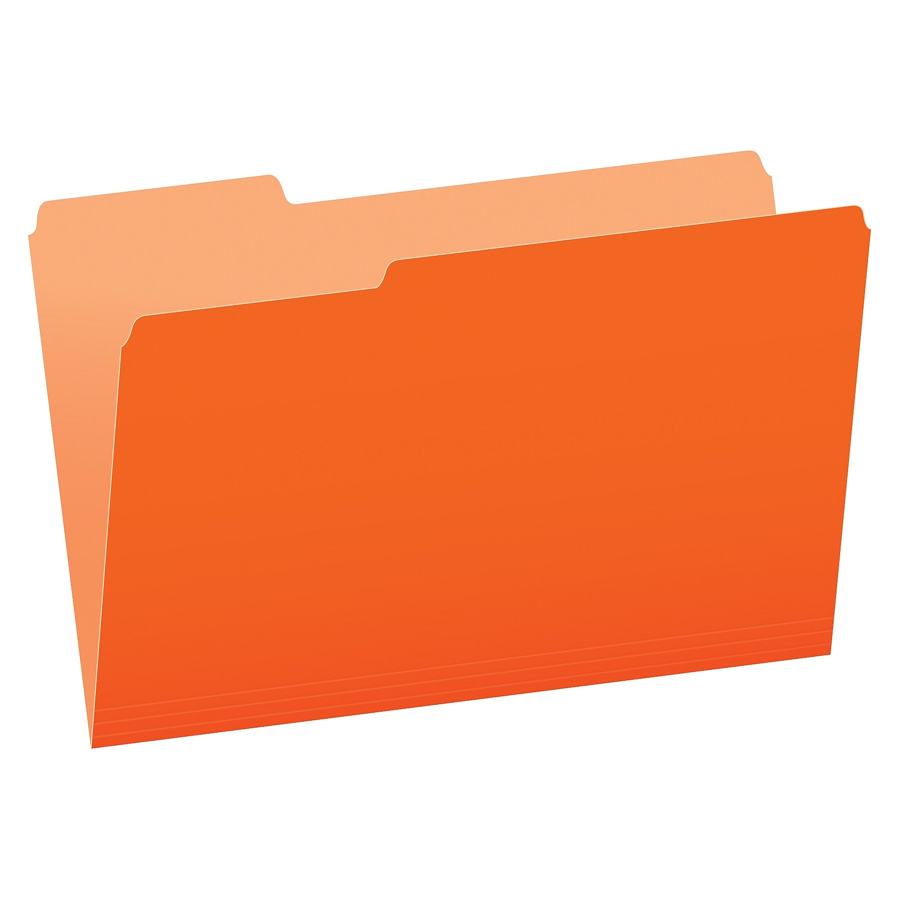 Pendaflex Recycled File Folder, 1/3-Cut Tab, Legal Size, Orange, 100/Box (43501/3ORA)