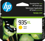 HP 935XL Yellow High Yield Ink Cartridge, Prints Up to 825 Pages (C2P26AN#140)