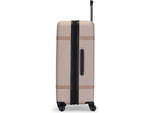 Bugatti Wellington 30" Hardside Suitcase, 8-Wheeled Spinner, TSA Checkpoint Friendly, Beige (HLG5128-COOKIE)