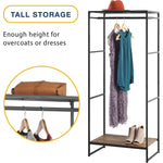 Whitmor 59.72" x 24.8" Garment Rack, Black (6764-11413)