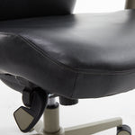 La-Z-Boy Baylor Ergonomic Faux Leather Swivel Executive Chair, Black (CHR10085B)