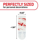 Command Small Poster Strips, White, 4 Strips/Pack, 100 Sets/Pack (17024CABPK)